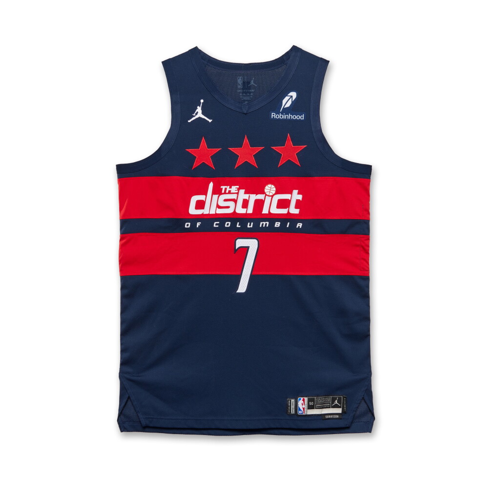 View full screen - View 1 of Lot 163. Patrick Baldwin Jr. Washington Wizards 2024-2025 Emirates NBA Cup Game Issued Statement Edition Jersey.