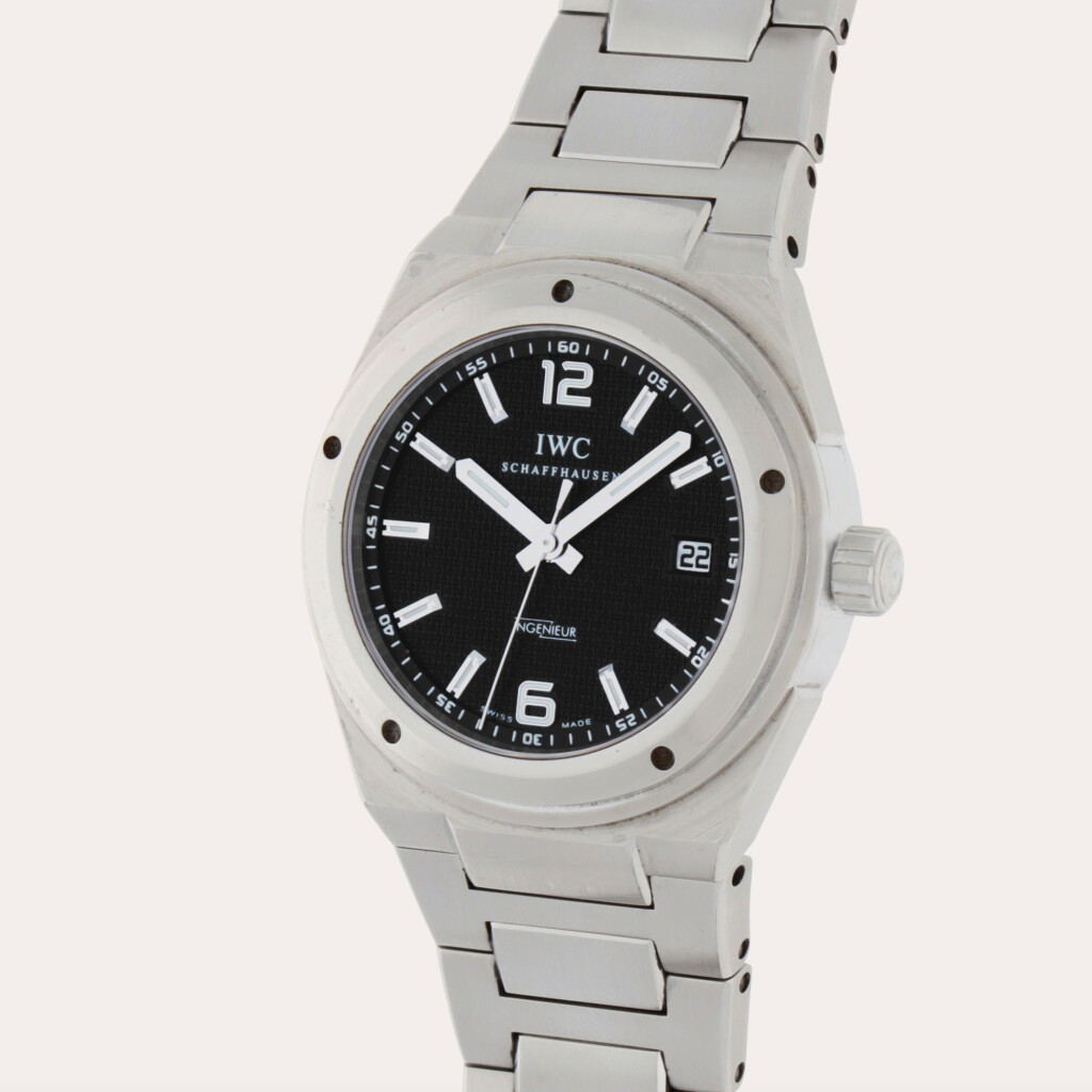 View full screen - View 1 of Lot 376. Ingenieur, Reference IW322701 | A stainless steel wristwatch with date and bracelet | Circa 2008.
