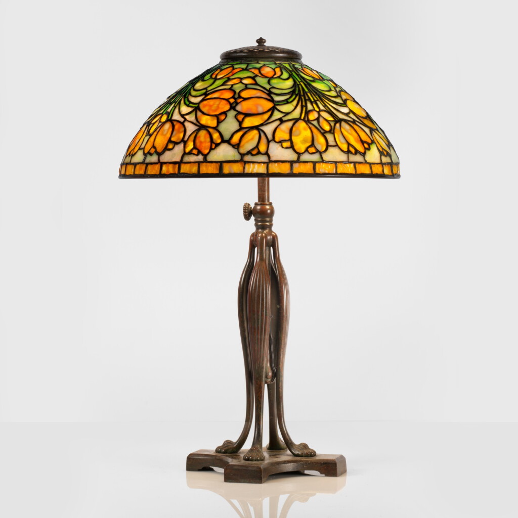 View full screen - View 1 of Lot 12. "Crocus" Table Lamp.
