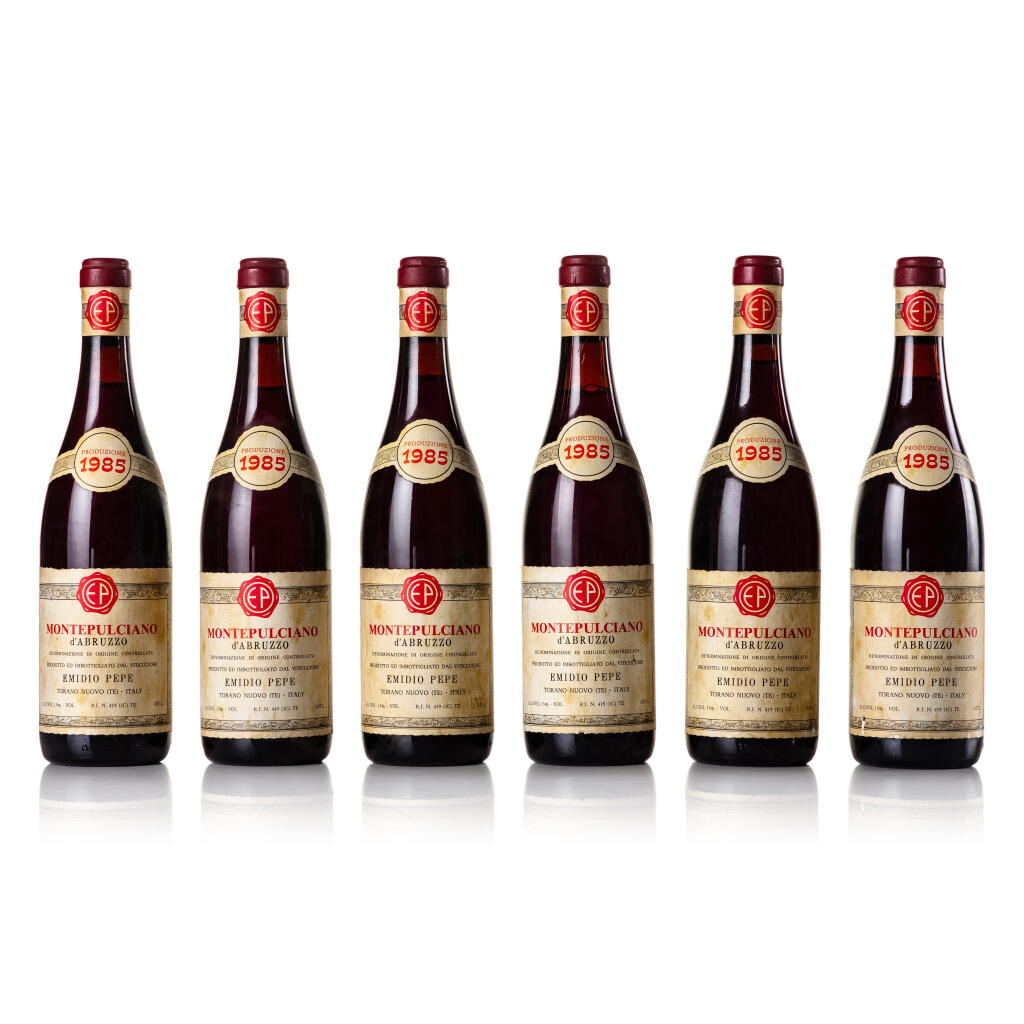 View full screen - View 1 of Lot 485. Montepulciano d'Abruzzo 1985 Emidio Pepe (6 BT).