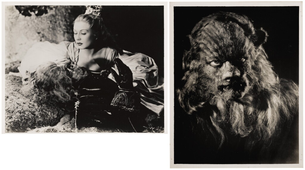 View full screen - View 1 of Lot 127. LA BELLE ET LA BETE / BEAUTY AND THE BEAST (1946) STUDIO STILL PHOTOGRAPHS, FRENCH.