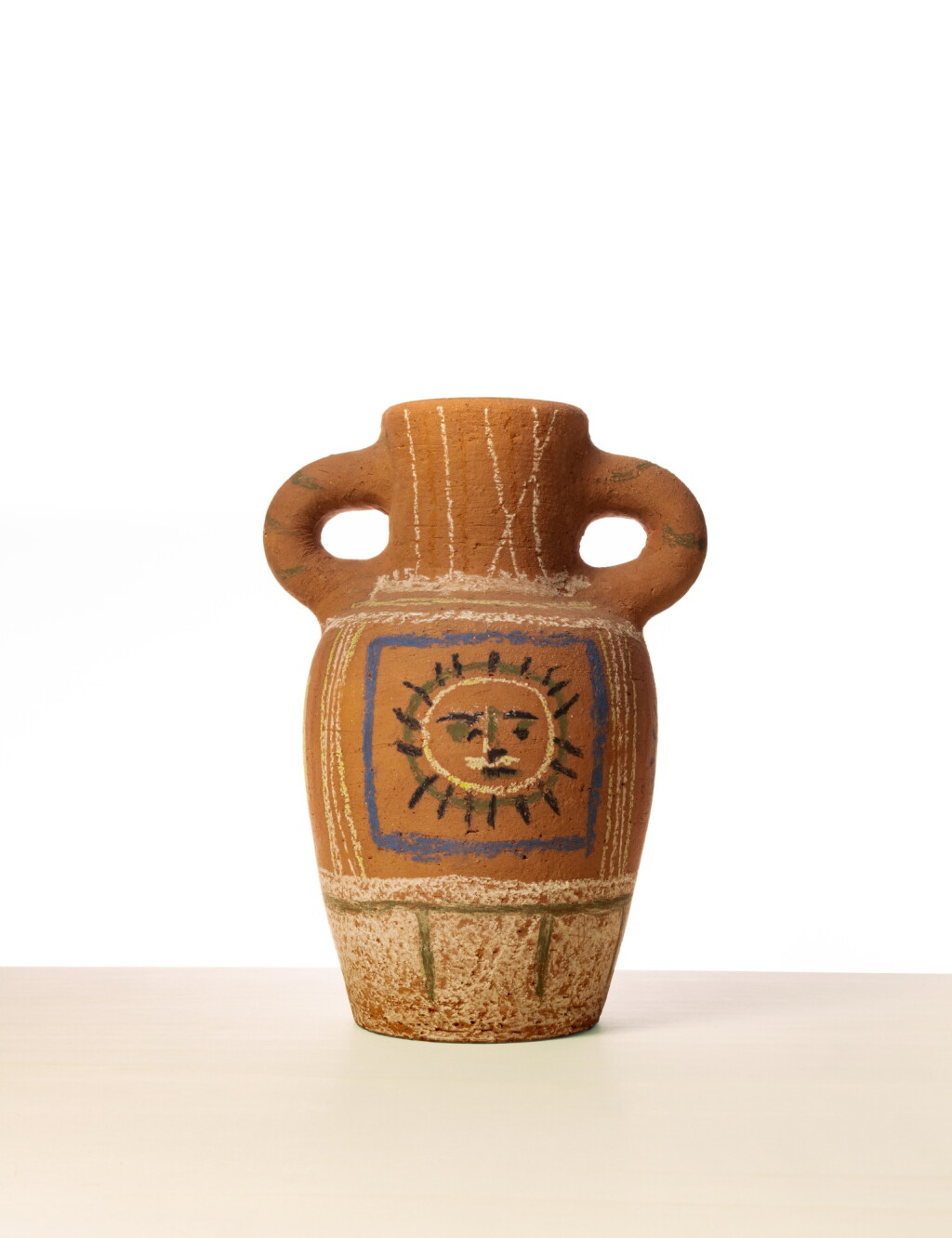 View full screen - View 1 of Lot 81. Vase au décor pastel (A.R. 190).