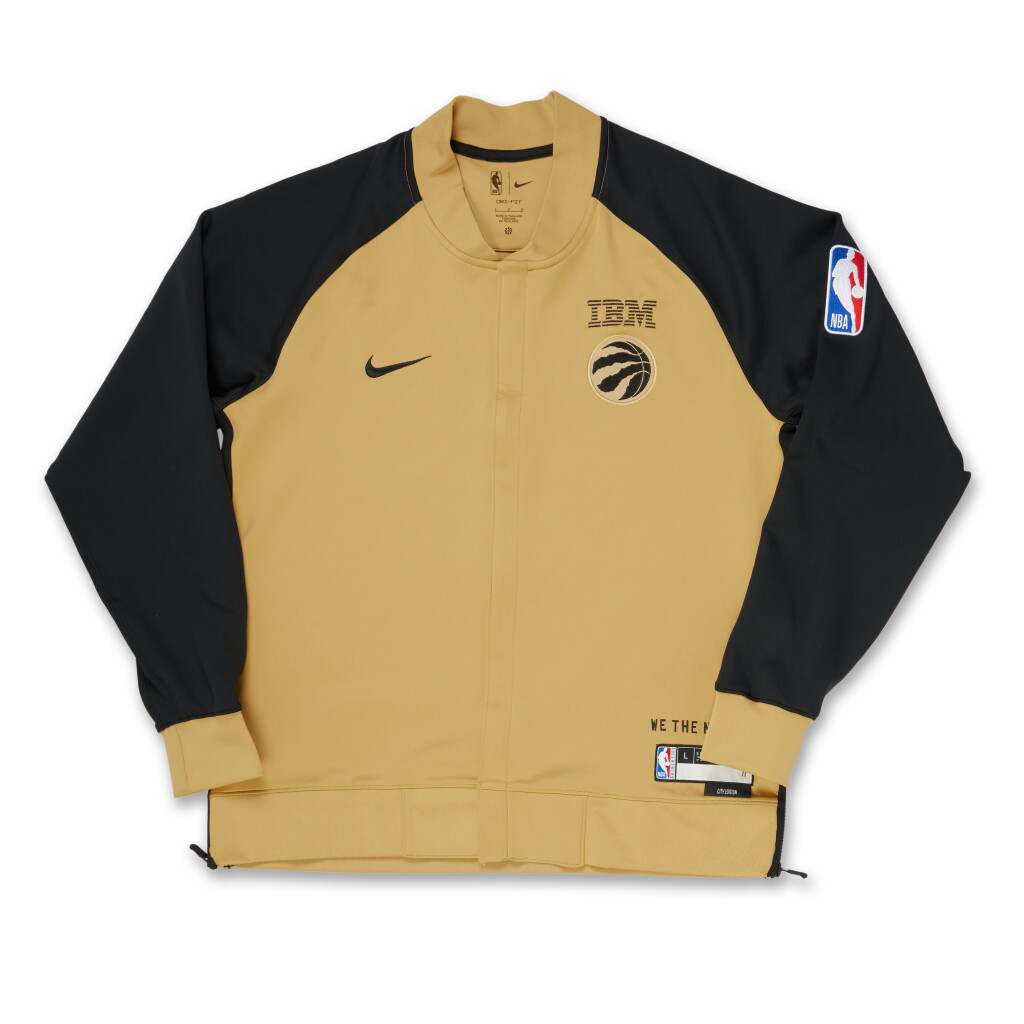 View full screen - View 1 of Lot 147. Bruce Brown Toronto Raptors 2023-2024 City Edition Warmup Set.