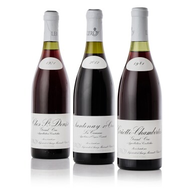 View full screen - View 1 of Lot 7218. Clos Saint Denis 1971 Maison Leroy (12 BT).