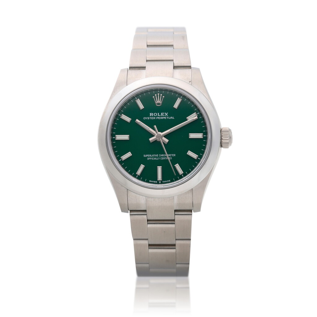View full screen - View 1 of Lot 4. Reference 277200 Oyster Perpetual, A stainless steel automatic wristwatch with bracelet, Circa 2021.