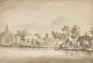 View full screen - View 1 of Lot 58. River landscape.