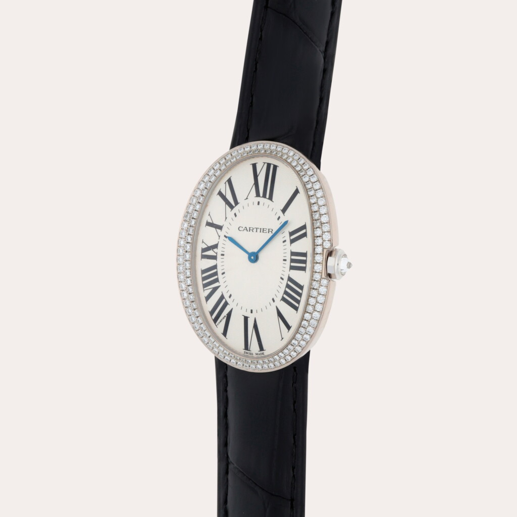 全萤幕检视 - 查看233Baignoire 'Large', Reference 3032 | A white gold and diamond-set wristwatch | Circa 2010的1
