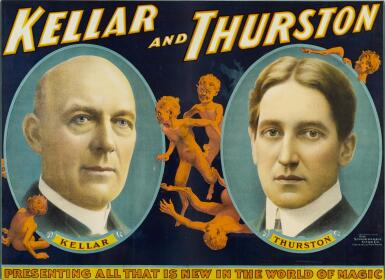 View full screen - View 1 of Lot 380. Kellar, Harry (Heinrich Keller), & Howard Thurston | Kellar passes the torch.