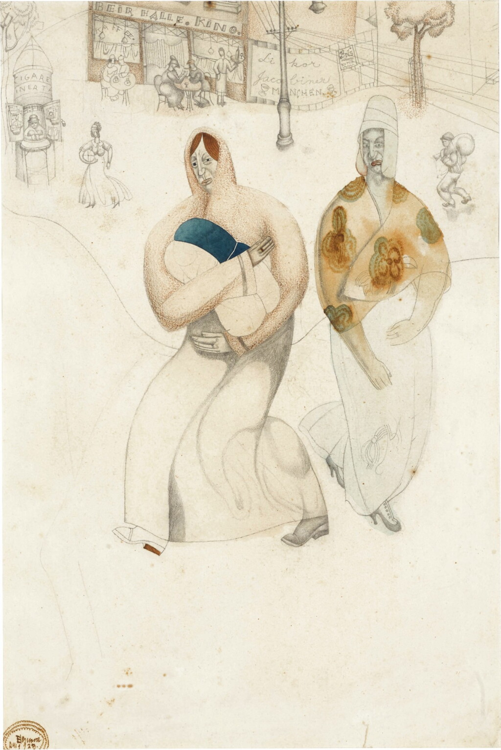View full screen - View 1 of Lot 616. EDWARD BURRA | DRIVEN FROM HOME.