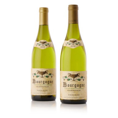 View full screen - View 1 of Lot 1340. Bourgogne Blanc "Vertical" J.-F. Coche-Dury (8 BT).