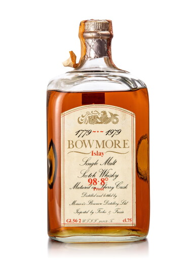 View full screen - View 1 of Lot 6039. Bowmore Bicentenary 1779 to 1979 Fecchio and Frassa 56.2 abv 1964 (1 BT).
