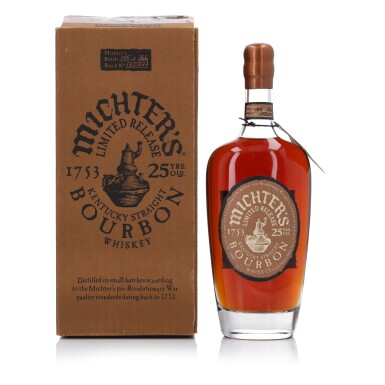 View full screen - View 1 of Lot 744. Michter's Small Batch Bourbon 25 Year Old 116.2 Proof NV (1 Bottle 75cl).