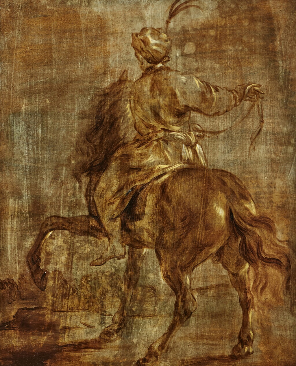 View full screen - View 1 of Lot 296. Oriental on Horseback.