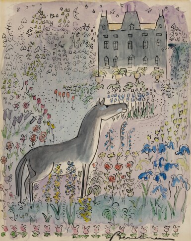 View full screen - View 1 of Lot 314. Sketch for 'Madeline in London' (The One Forgotten).