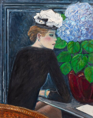 View full screen - View 1 of Lot 362. L'hortensia bleu .