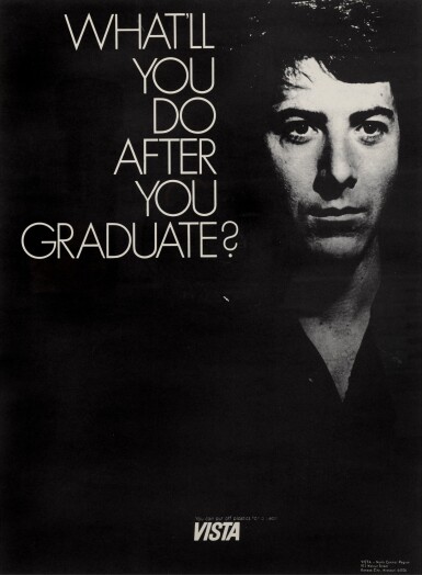 View full screen - View 1 of Lot 118. THE GRADUATE (1967) POSTER, US.