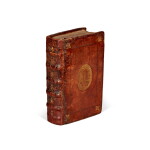 Biondo, De Roma triumphante libri decem, Paris, 1532-33, tan calf with gilt medallion portrait of Henri II