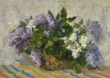 View full screen - View 1 of Lot 119. YAKOV MARKOVICH KHAIMOV | LILACS.