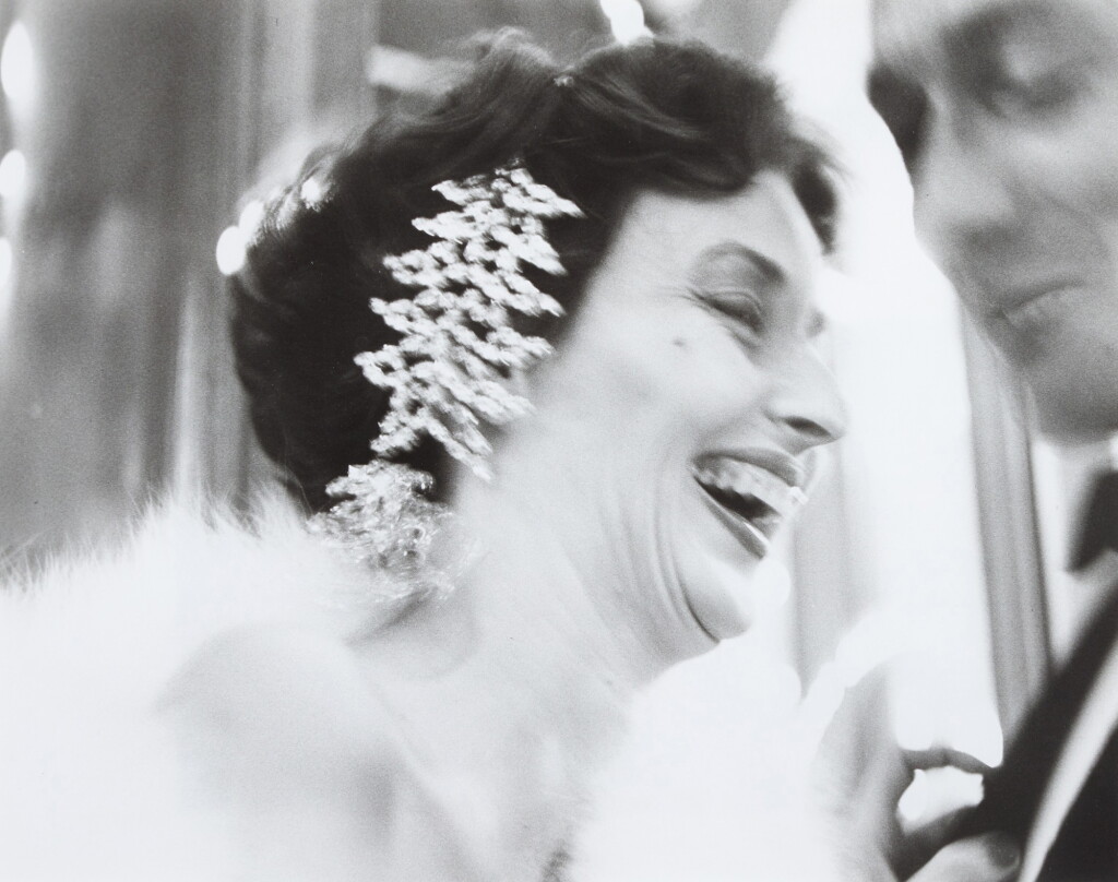 View full screen - View 1 of Lot 33. 'Dorian Leigh, Schiaparelli Rhinestones, Pré-Catelan, Paris', August 1949.