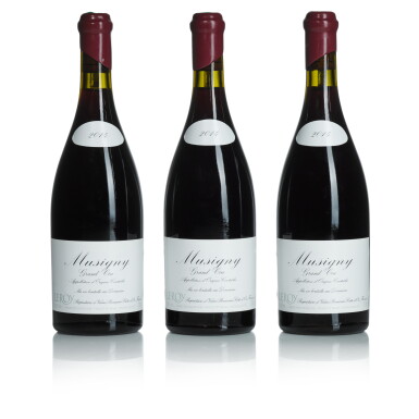 View full screen - View 1 of Lot 160. Musigny Domaine Leroy 2014 (3 BT).