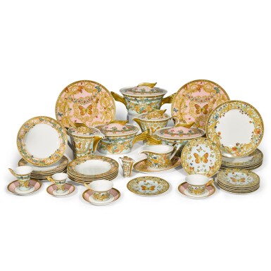 View full screen - View 1 of Lot 56. A Versace 'Ikarus - Le Jardin de Versace' part service, modern, Rosenthal.