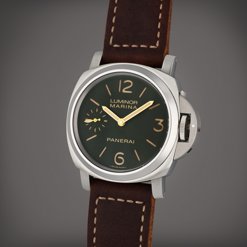 View full screen - View 1 of Lot 347. Reference PAM00911 Luminor Marina 8 Days Last One for Paneristi | A limited edition stainless steel wristwatch with eight day power reserve, Circa 2018 | The Hammer Collection .