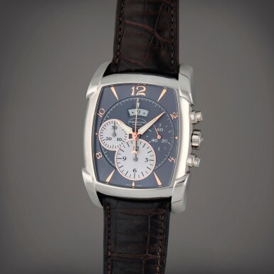 View full screen - View 1 of Lot 341. Kalpagraph, Reference PF005201-01 | A palladium chronograph wristwatch with date | Circa 2008.