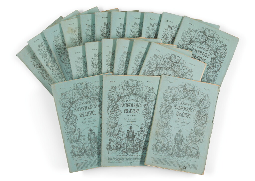 View full screen - View 1 of Lot 70. Dickens, Master Humphrey's Clock, 1840, first edition, original monthly parts.