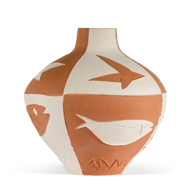 View full screen - View 1 of Lot 48. Oiseaux et poissons (A. R. 291).