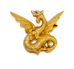 Yellow Gold Brooch/Pendant, Turn of the Century | 黃金胸針 / 吊墜 , 19世紀末至20世紀初