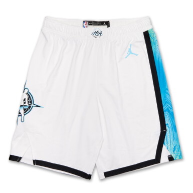 View full screen - View 1 of Lot 77. Norman Powell Game Worn 2026 'NBA All-Star Game' Shorts .
