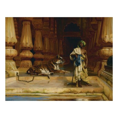 View full screen - View 1 of Lot 468. RUDOLF ERNST | THE PALACE GUARDS.