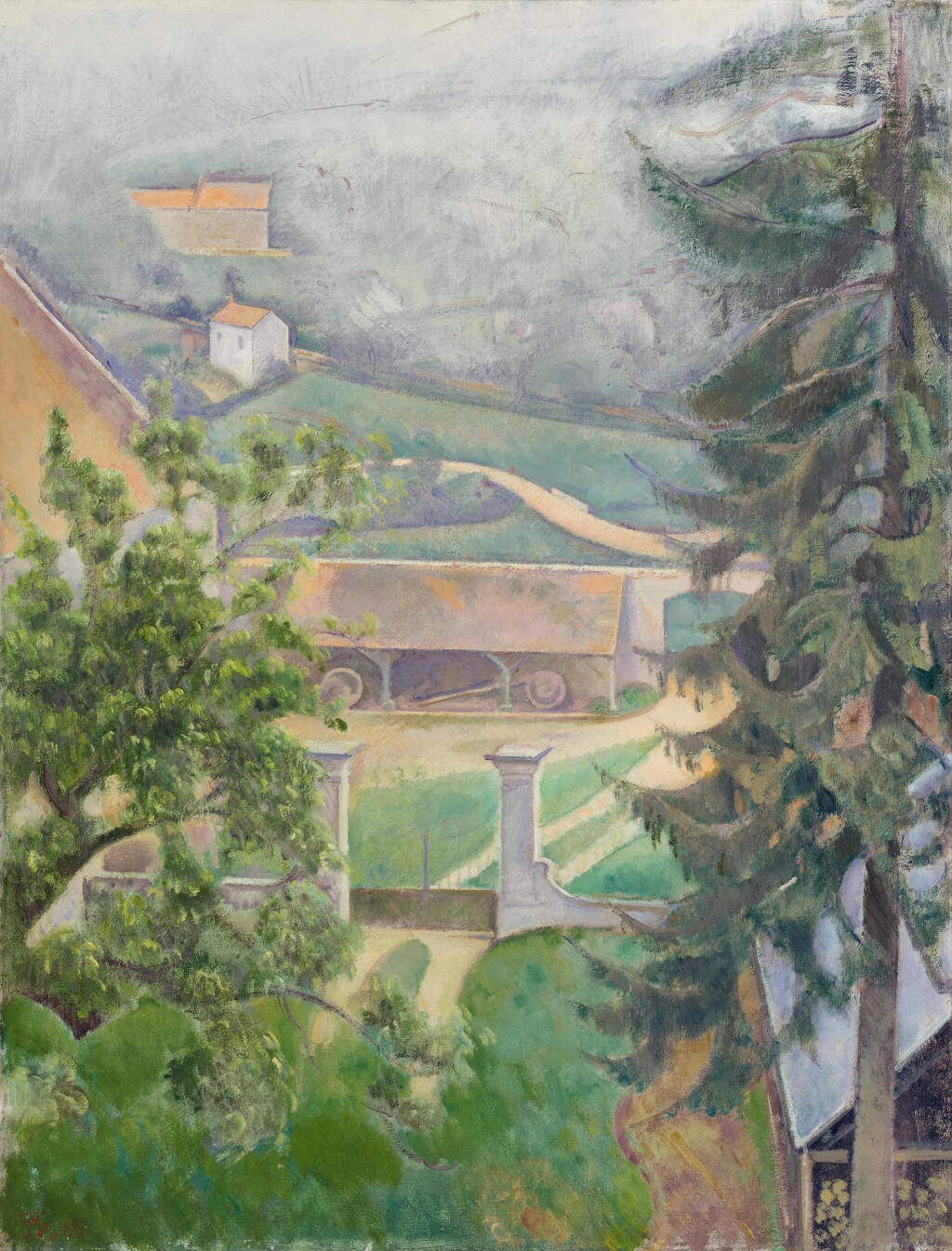 View full screen - View 1 of Lot 405. La Ferme à Chassy (Le Printemps) .