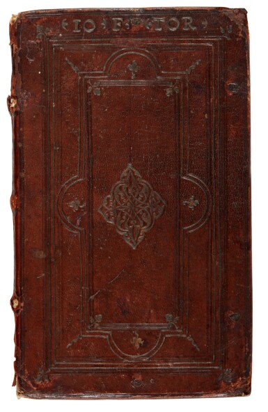 View full screen - View 1 of Lot 1414. Seneca, Tragoediae, Venice, Heirs of Aldo Manuzio & Andrea Torresano, 1517, contemporary Roman brown morocco, probably by Cardinals' Shop.