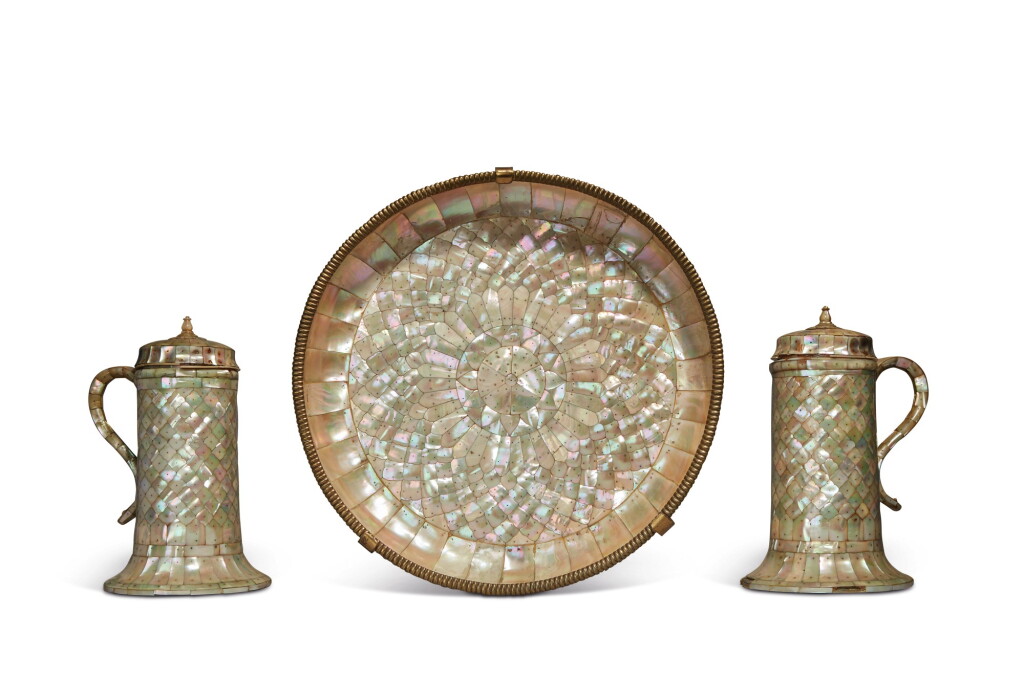 View full screen - View 1 of Lot 755. Set of Two Ewers and a Basin.