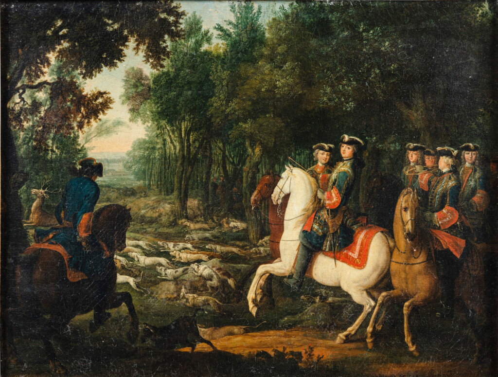 View full screen - View 1 of Lot 19. A Hunting scene.