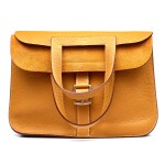 Natural Sable Clemence Mini Halzan Palladium Hardware, 2014