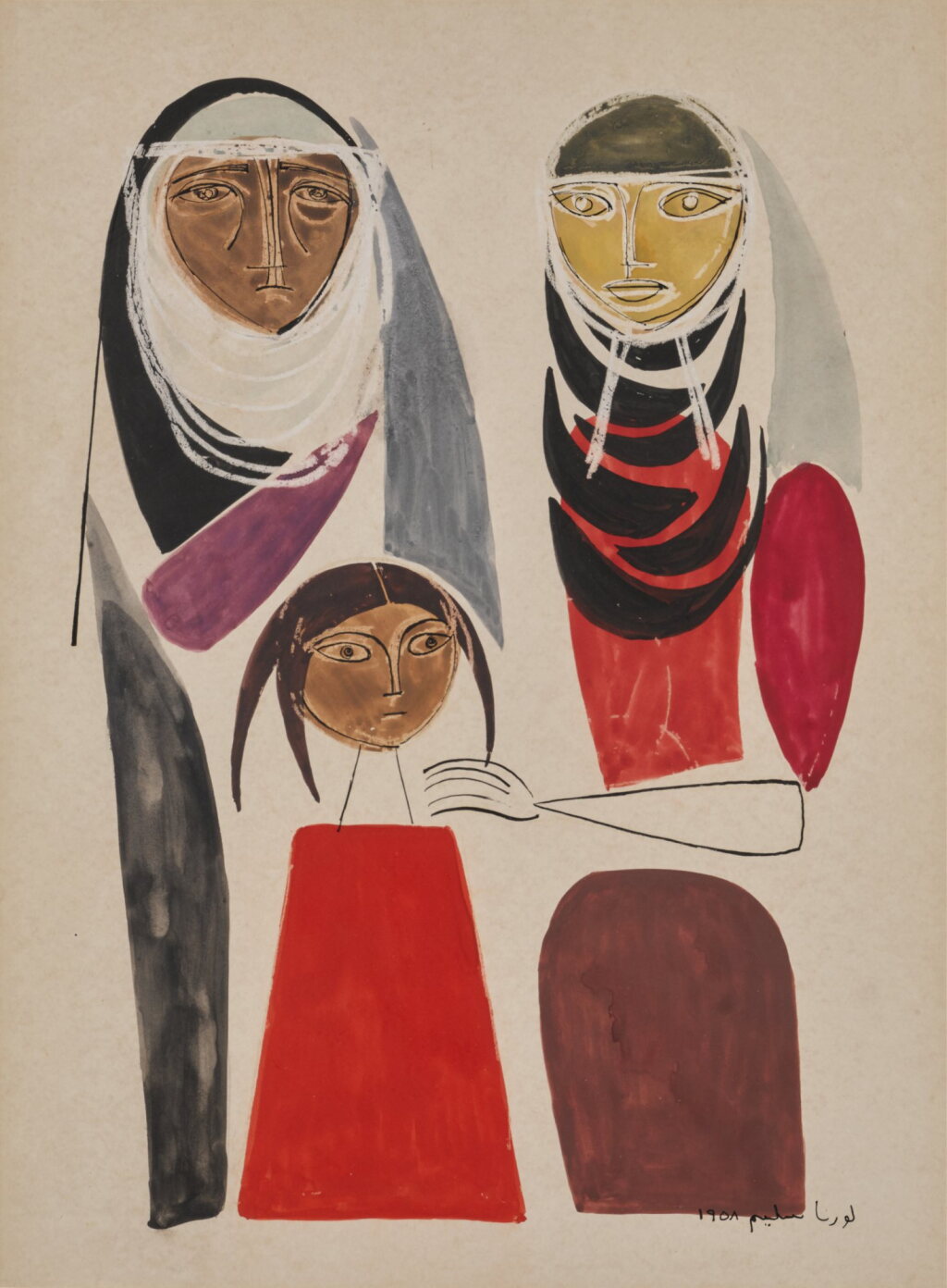 View full screen - View 1 of Lot 14. Untitled (Three generations).