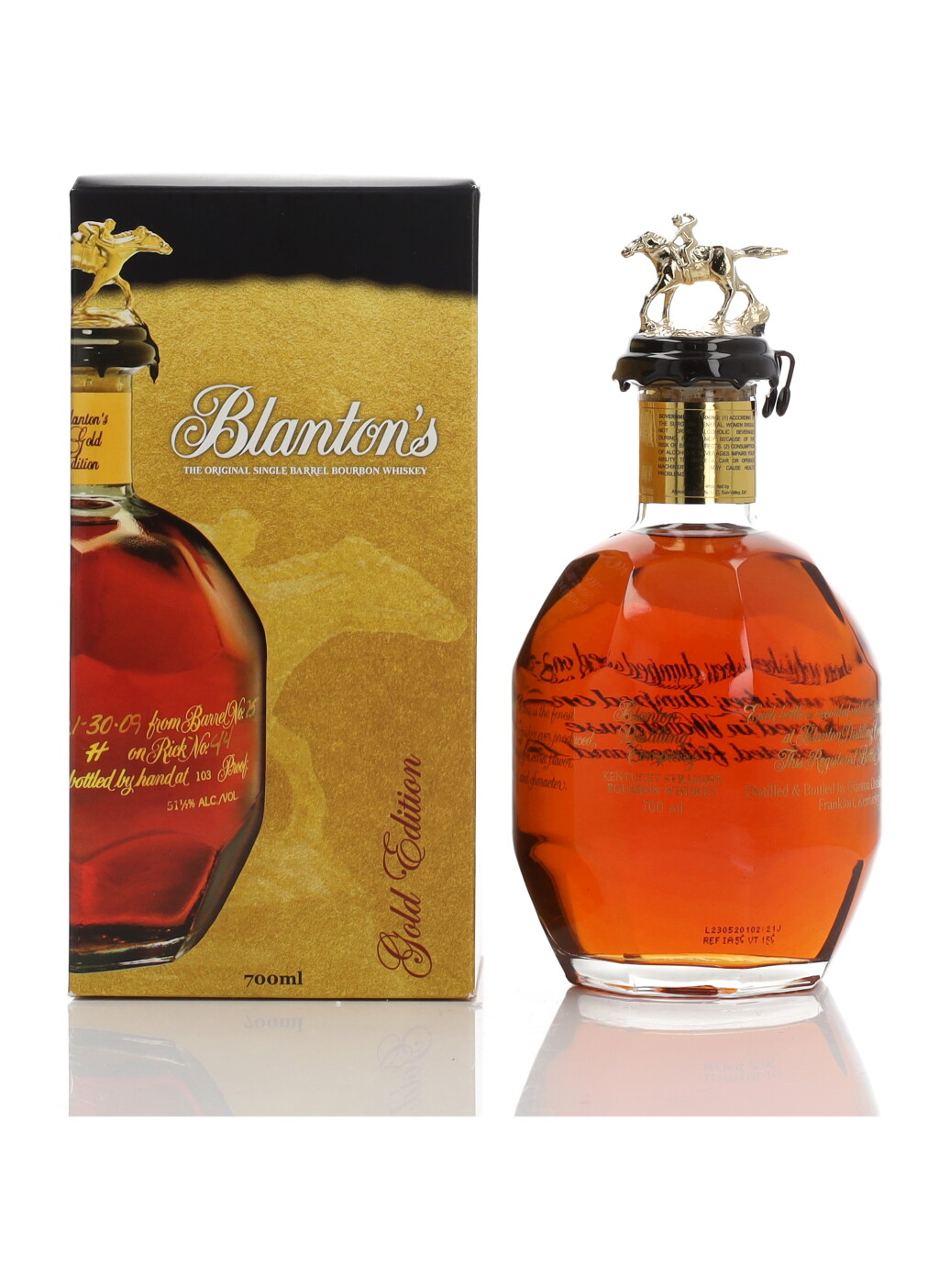 View full screen - View 1 of Lot 163. Blanton's Gold Edition Single Barrel 103 Proof NV (1 BT 70cl).