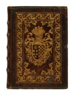 Guicciardini, La historia d'Italia, Venice, 1569, morocco with the impaled arms of Cosimo I de' Medici and Eleonor de Toledo
