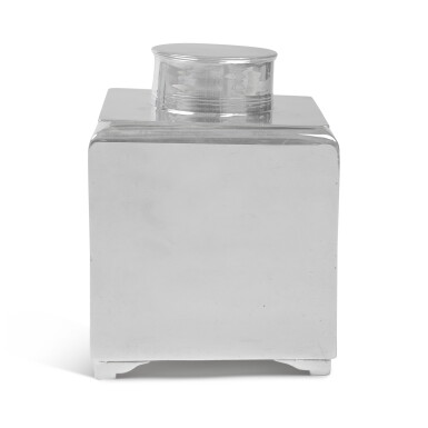 View full screen - View 1 of Lot 511. A George II Silver Sugar Box, Peze Pilleau, London, 1734.