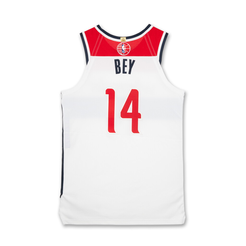 View full screen - View 1 of Lot 215. Saddiq Bey 'Canada Series' Washington Wizards 2024-2025 Game Issued Association Edition Jersey.