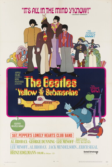 View full screen - View 1 of Lot 110. Yellow Submarine (1968).