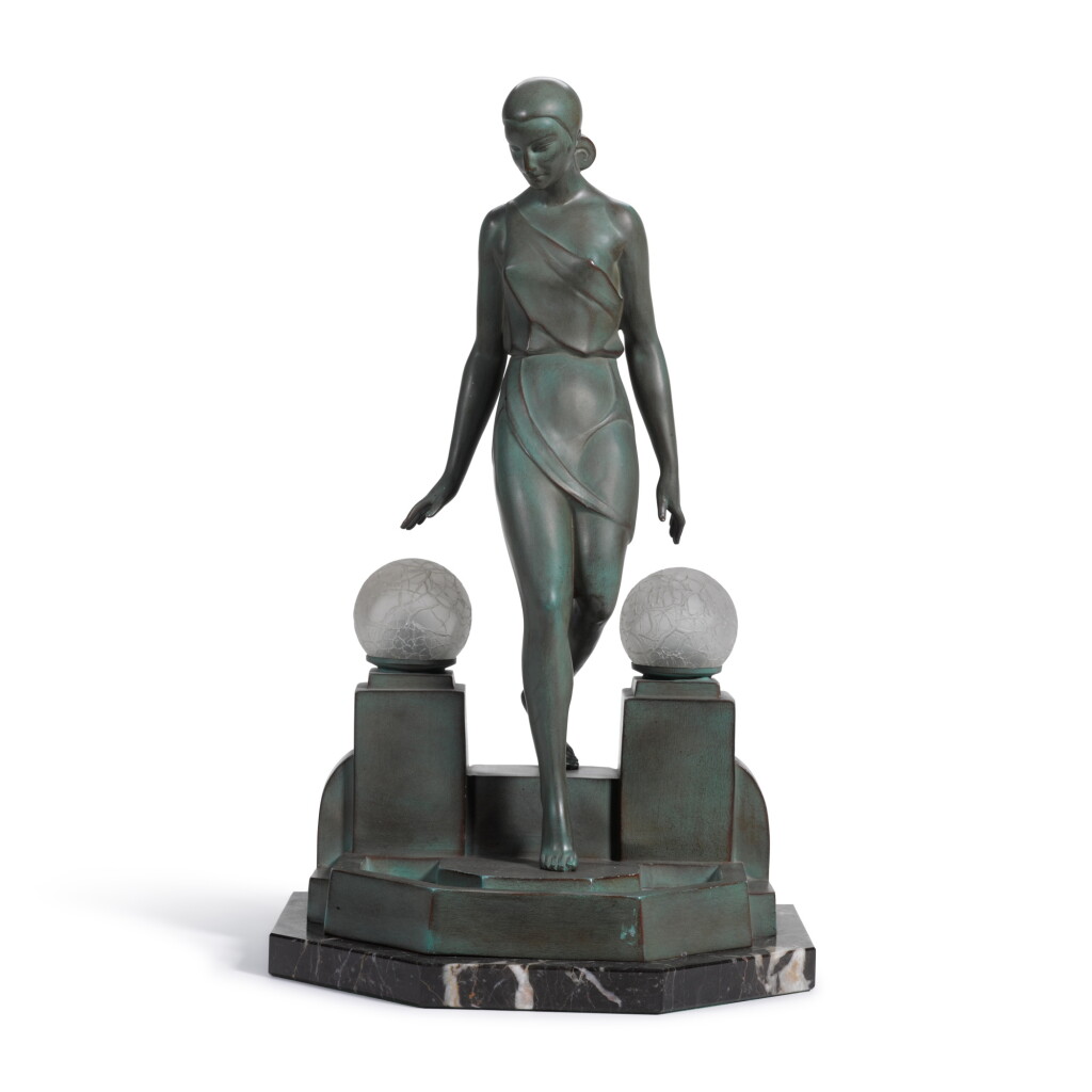 View full screen - View 1 of Lot 1762. Nausica table light, executed after 1945.