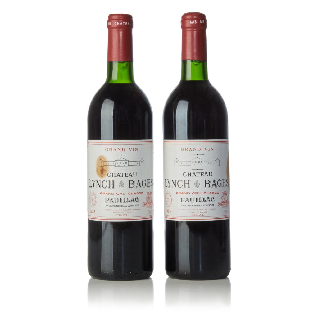 View full screen - View 1 of Lot 5. Château Lynch Bages 1985 (2 BT).