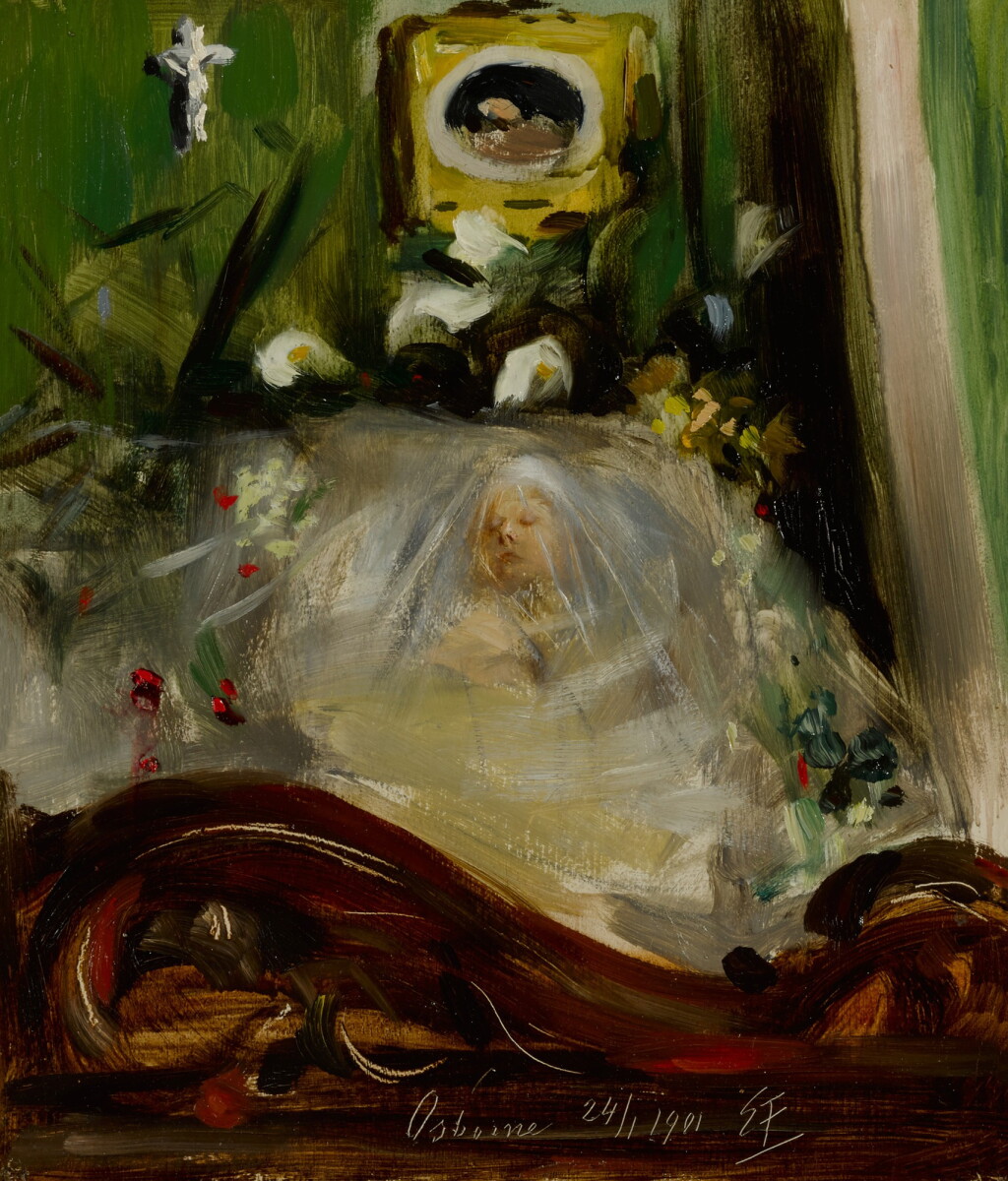 View full screen - View 1 of Lot 62. Queen Victoria Lying in State.