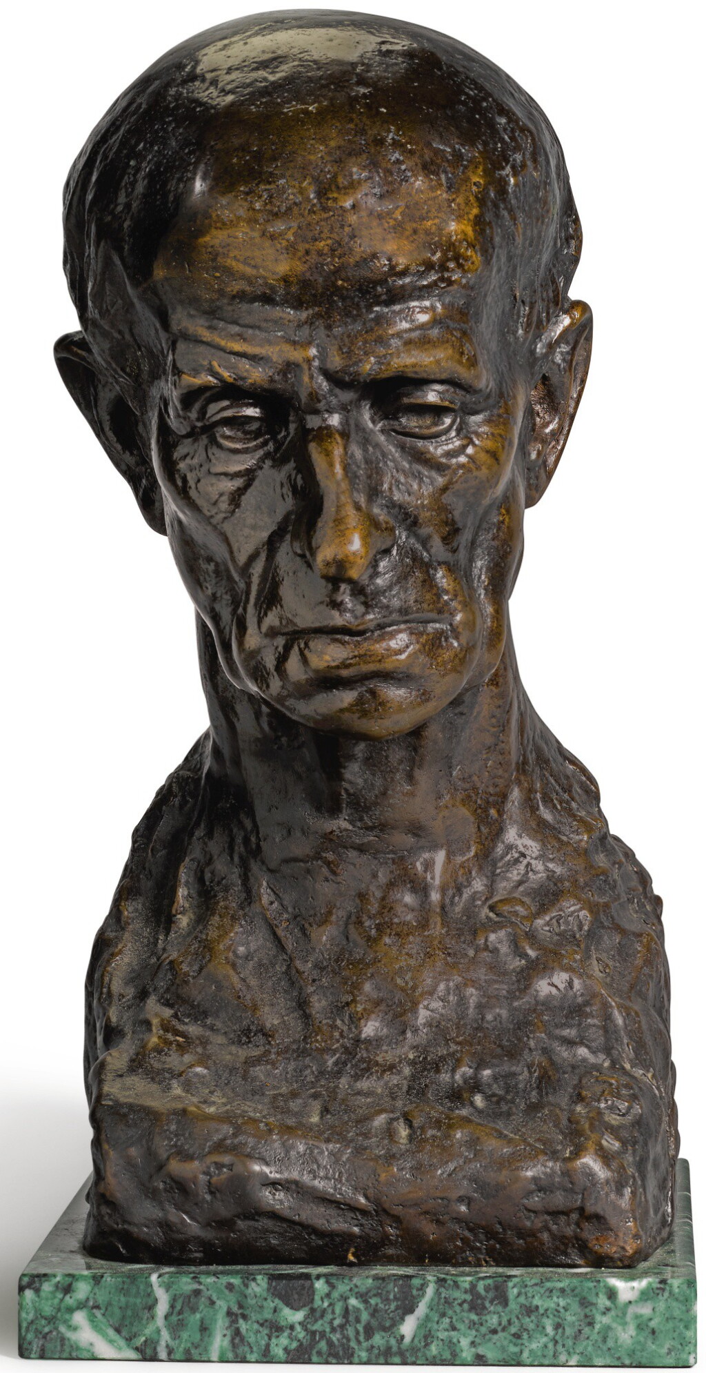 View full screen - View 1 of Lot 30. LAURENCE CAMPBELL | BUST OF JACK B. YEATS.