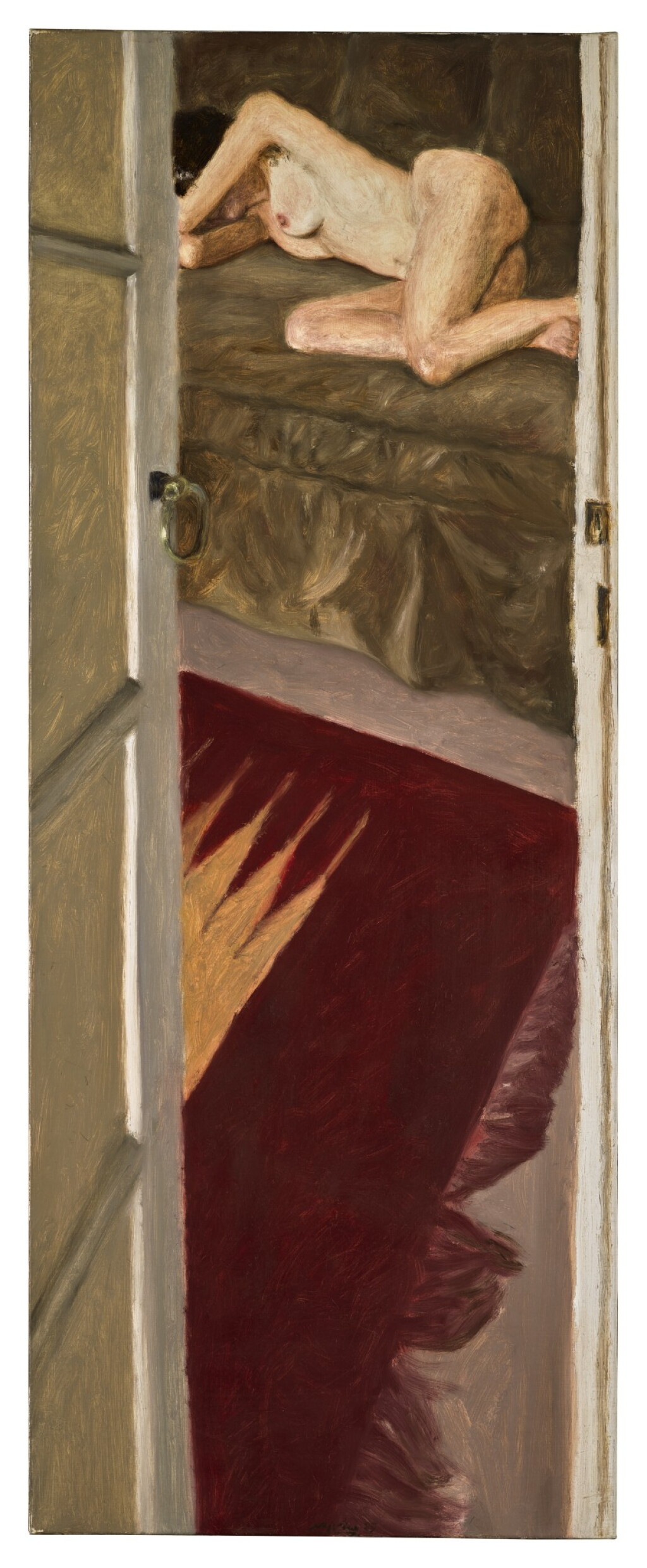 View full screen - View 1 of Lot 61. AVIGDOR ARIKHA | SLEEPING NUDE AND INDIAN RUG.