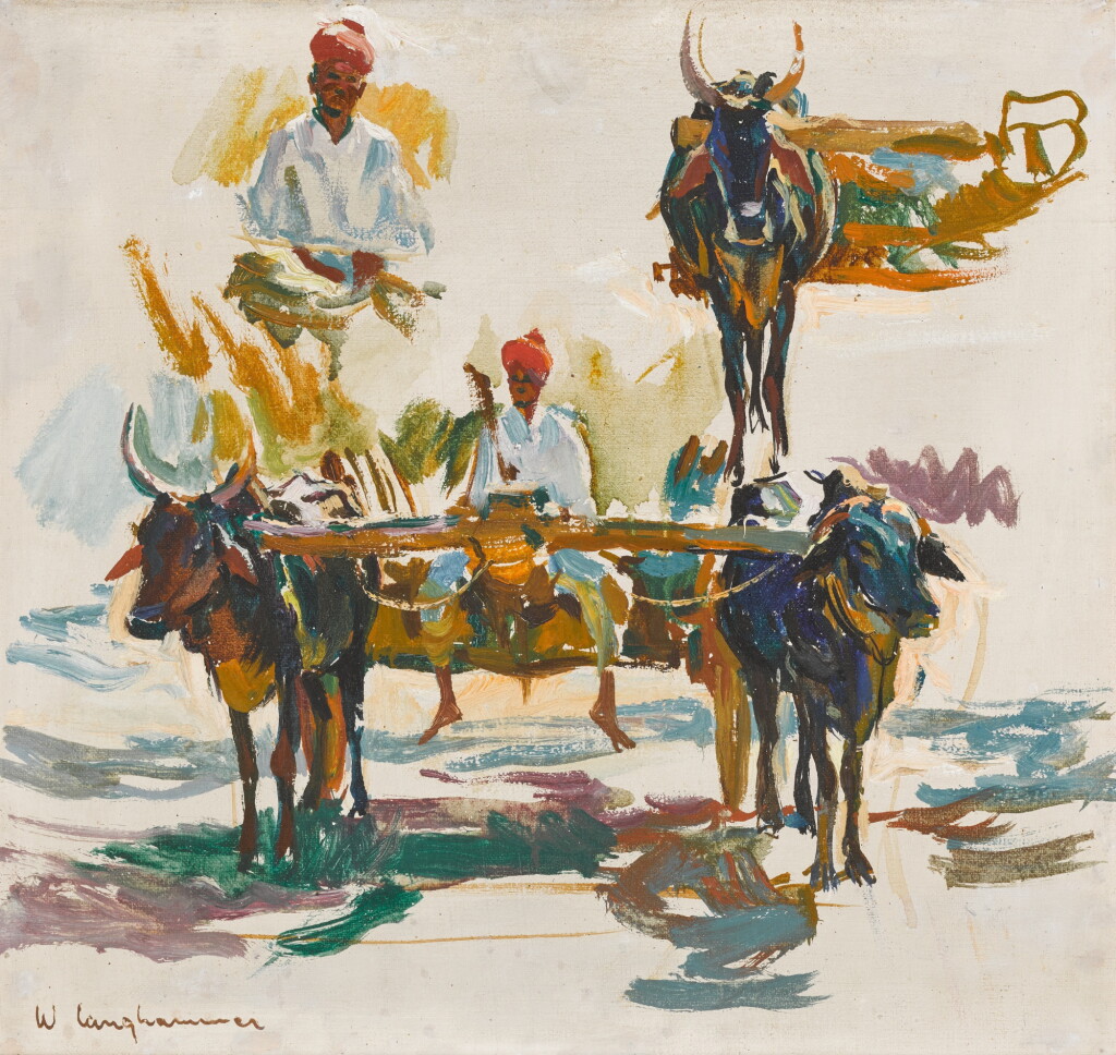 View full screen - View 1 of Lot 33. Untitled (Bullock Cart).