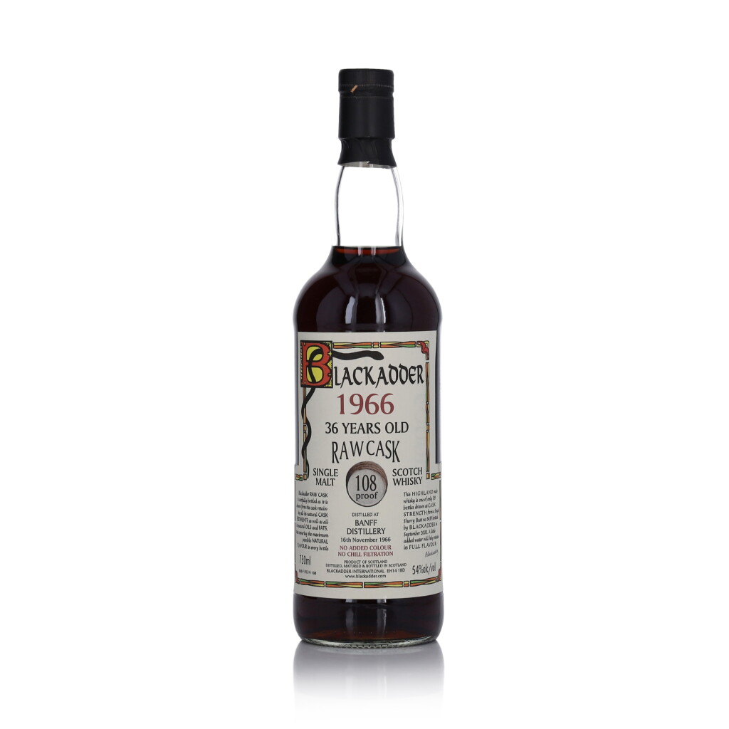 View full screen - View 1 of Lot 152. Banff Blackadder 36 Year Old 54.0 abv 1966 (1 BT 75cl).